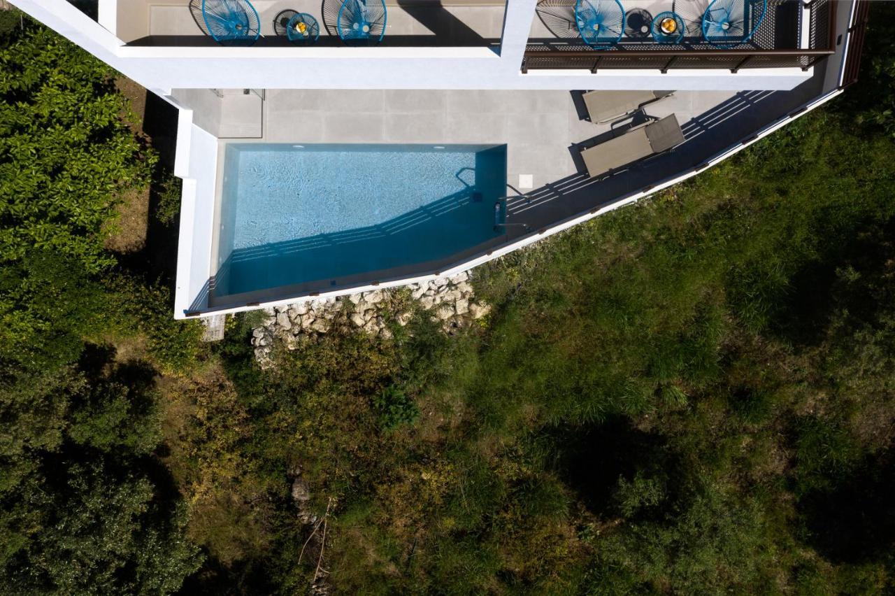 O-Cyanea Villa With Heated Pool Kournás Eksteriør bilde